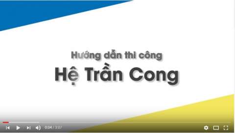 Trần thạch cao uốn cong