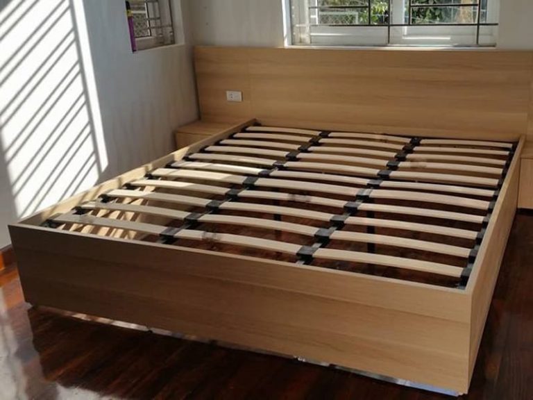 Số lượng thang giường, cấu tạo giường gỗ công nghiệp
